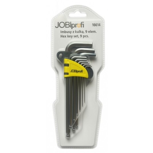 KLUCZE "JOBI" IMBUSOWE 1,5-10 MM -zdjęcie numer 1