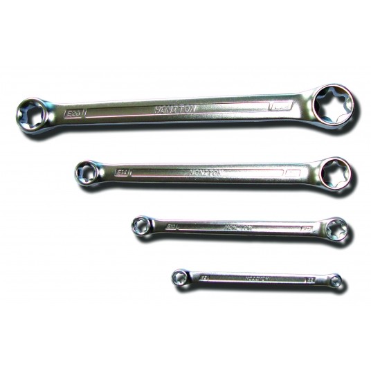 KLUCZE OCZKOWE "GWIAZDKI" E6-E24, 4 ELEM. -zdjęcie numer 1