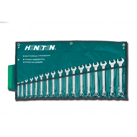 KLUCZE PŁ-O. HONIDRV NA PŁACHCIE 6-22 MM, 17 ELEM. -zdjęcie numer 1