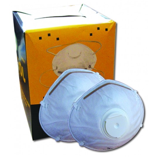 MASKA PRZECIWPYŁOWA Z WENTYLEM FFP2 12SZT/OP -zdjęcie numer 1
