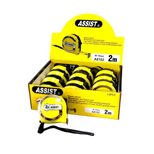 MIARA ZWIJANA 2 M ŻÓŁTA ASSIST, GR. 0,14MM -zdjęcie numer 1
