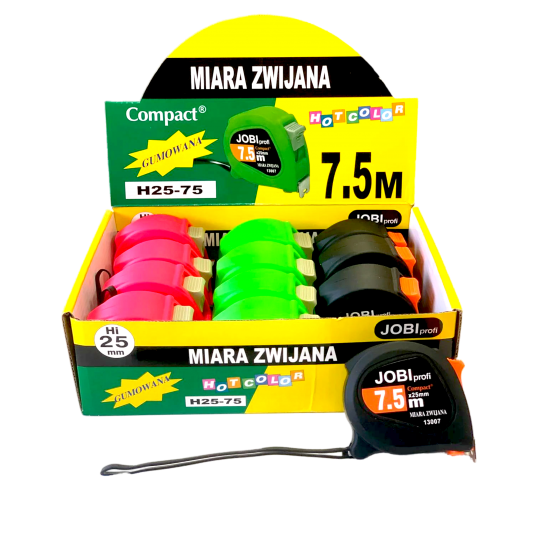 MIARA ZWIJANA "JOBI" GUMOWANA 7,5* 0,25M -zdjęcie numer 1
