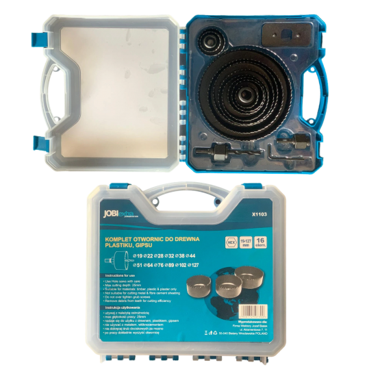 OTWORNICA DO DREWNA JOBIEXTRA 16 ELEM. 19-127MM -zdjęcie numer 1