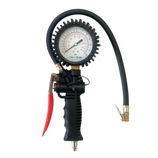 PISTOLET DO POMPOWANIA Z MANOMETREM JOBIEXTRA -zdjęcie numer 1