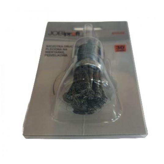 SZCZOTKA PĘDZELKOWA,JOBIPROFI, HEX, PLECIONA, 30MM -zdjęcie numer 1