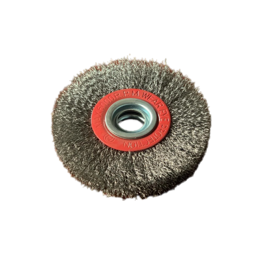 SZCZOTKA TARCZOWA Z OTWOREM 115MM STALOWA -zdjęcie numer 1