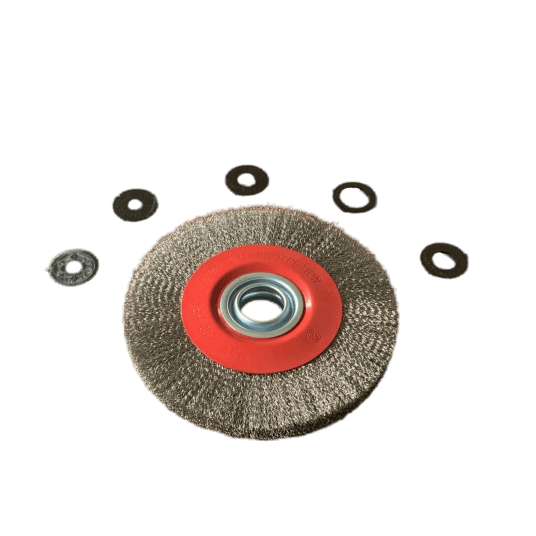 SZCZOTKA TARCZOWA Z OTWOREM 200MM STALOWA -zdjęcie numer 1