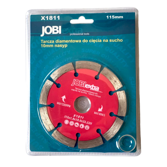 TARCZA DIAMENT. SEGMENT JOBIEXTRA 115MM NASYP 10MM -zdjęcie numer 1