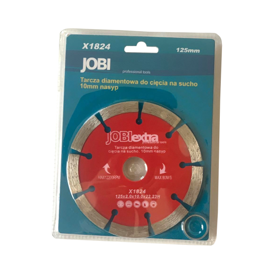 TARCZA DIAMENT. SEGMENT JOBIEXTRA 125MM NASYP 10MM -zdjęcie numer 1