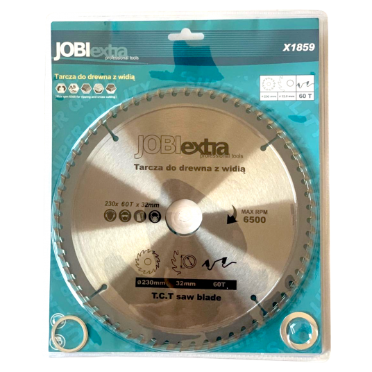 TARCZA DO DREWNA Z WIDIĄ TCT JOBIEXTRA 250X40T -zdjęcie numer 1