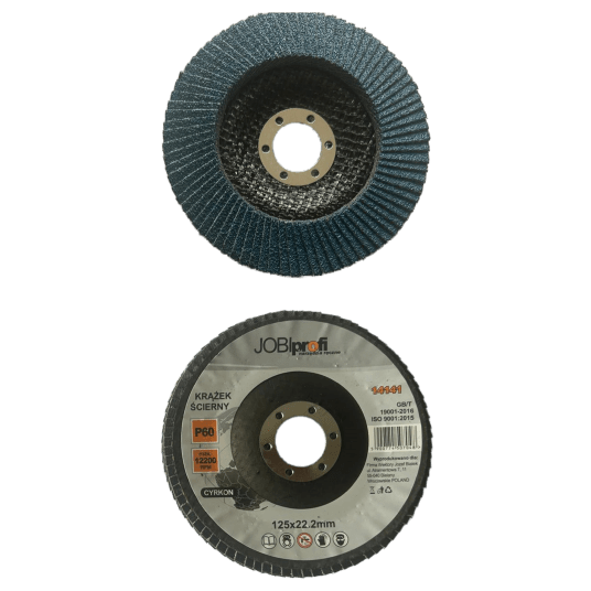 TARCZA ŚCIERNICA LISTKOWA 125x22.2 P60 CYRKON -zdjęcie numer 1