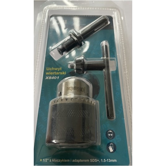 UCHWYT 1/2" Z KL. I ADAPT. SDS+ 1.5-13MM JOBIEXTRA -zdjęcie numer 1