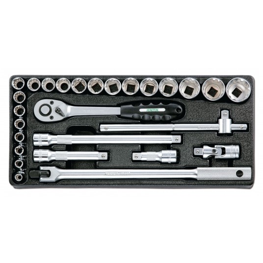 WKŁAD - ZESTAW NASADEK 1/2" 27 EL. HONITON -zdjęcie numer 1