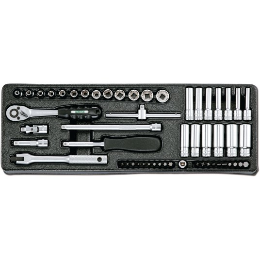 WKŁAD - ZESTAW NASADEK 1/4" 54 EL. HONITON -zdjęcie numer 1