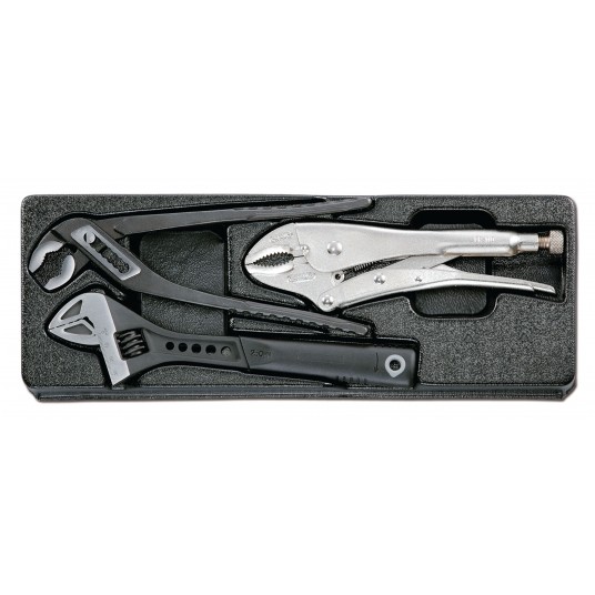 WKŁAD - ZESTAW SZCZYPCE+KLUCZ SZWED 3EL. HONITON -zdjęcie numer 1