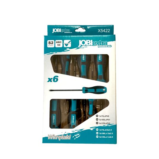 WKRĘTAKI JOBIEXTRA 6 ELEM. STAL S2 -zdjęcie numer 1