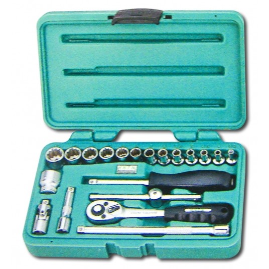 ZESTAW NARZĘDZI "HONITON" 1/4" HONIDRIVER 20 ELEM. -zdjęcie numer 1