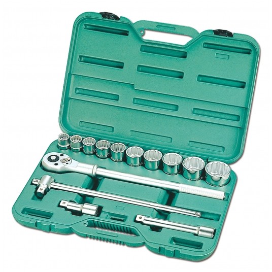 ZESTAW NARZĘDZI HONITON 3/4", 14 ELEM. 12-KĄTNY -zdjęcie numer 1