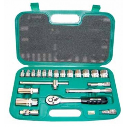 ZESTAW NARZĘDZI "HONITON" 3/8" 6-24MM 21 ELEM. -zdjęcie numer 1