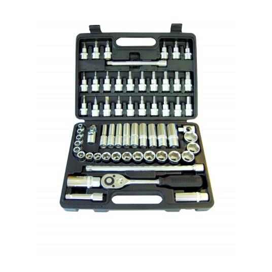 ZESTAW NARZĘDZI "HONITON" 3/8" 6-24MM 61 ELEM. -zdjęcie numer 1