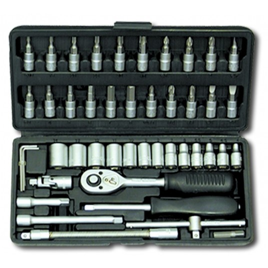 ZESTAW NARZĘDZI "HONITON" (46) 1/4" , 4-14 MM -zdjęcie numer 1