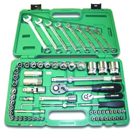 ZESTAW NARZĘDZI HONITON HDRV. 68 ELEM. 1/4" 1/2" -zdjęcie numer 1