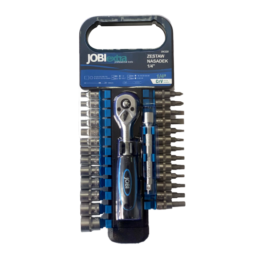 ZESTAW NASADEK JOBIEXTRA 28 ELEM. 1/4" 4-14 MM -zdjęcie numer 1