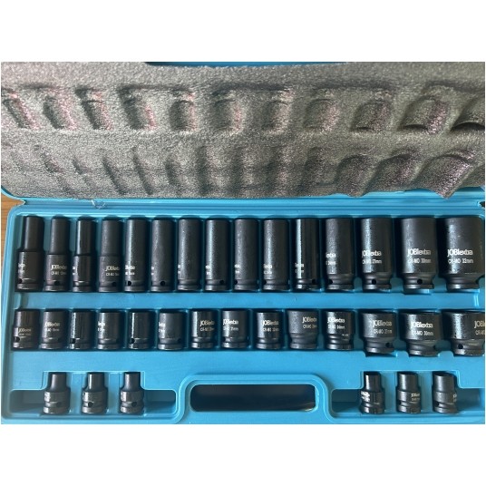 ZESTAW NASADEK JOBIEXTRA, CRMO 1/2”, 35EL., DŁ+KR -zdjęcie numer 1