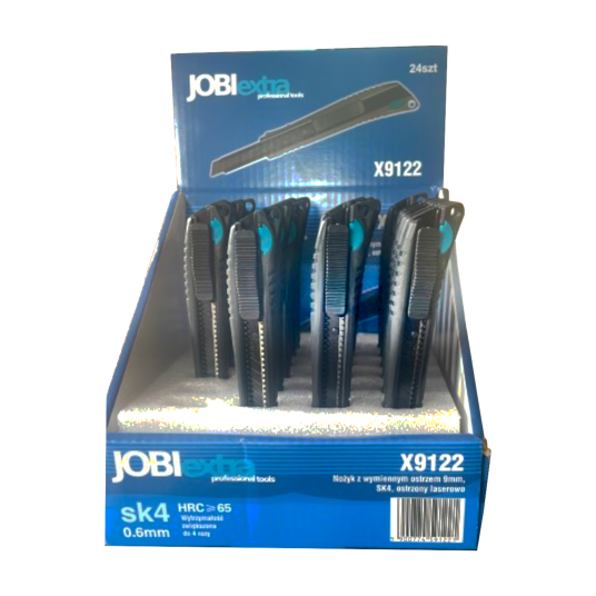 ZESTAW NOŻYKÓW JOBIEXTRA 9 MM, 24ELEM., SK4 LASER -zdjęcie numer 1