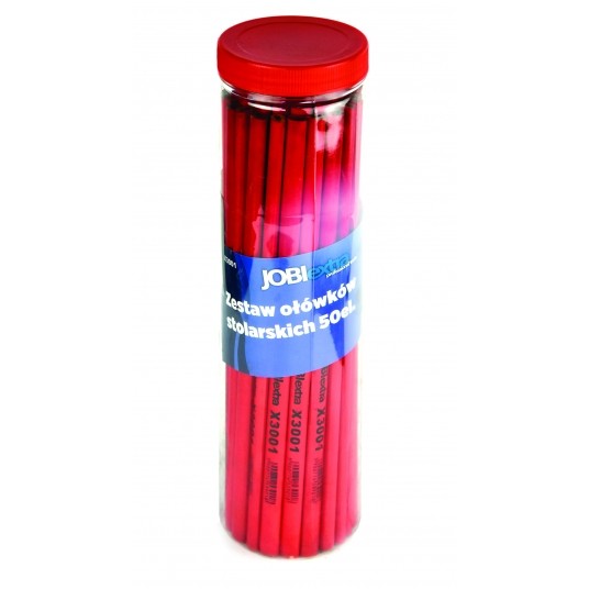 ZESTAW OŁÓWKÓW STOLARSKICH JOBIEXTRA, 50EL. 25CM. -zdjęcie numer 1