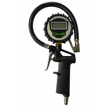 PISTOLET DO POMP. Z CYFROWYM MANOMETREM