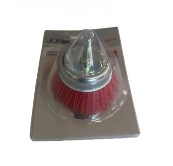 SZCZOTKA CZOŁOWA JOBIPROFI, HEX, 75MM, NYLONOWA