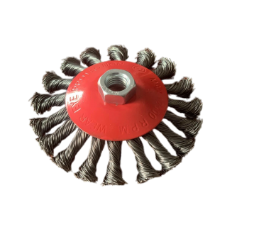 SZCZOTKA TARCZOWA Z GW.M14 115MM STAL.SPLOT 0.5MM