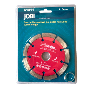 TARCZA DIAMENT. SEGMENT JOBIEXTRA 115MM NASYP 10MM