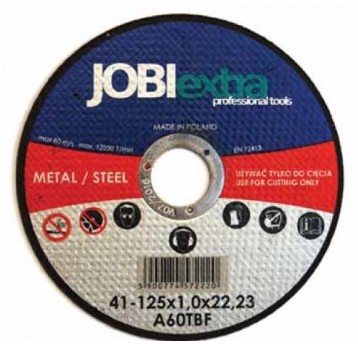 TARCZA DO CIĘCIA METALU INOX 125*1.0*22 JOBIEXTRA