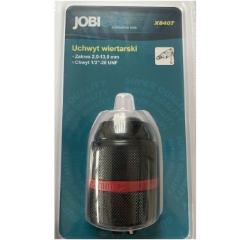 UCHWYT 1/2" SAMOZACISKOWY PROFI, 2-13MM JOBIEXTRA