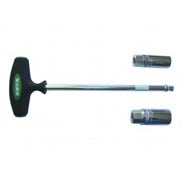 UCHWYT "T" Z NASADKAMI DO ŚWIEC 16MM+21MM