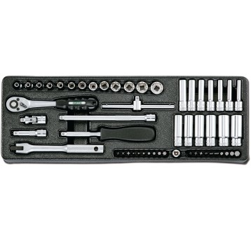 WKŁAD - ZESTAW NASADEK 1/4" 54 EL. HONITON