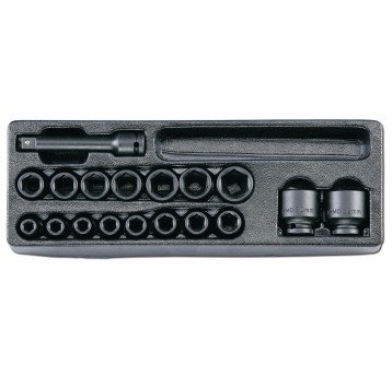 WKŁAD - ZESTAW NASADEK UDAROWYCH 1/2" 22EL HONITON