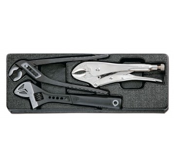 WKŁAD - ZESTAW SZCZYPCE+KLUCZ SZWED 3EL. HONITON