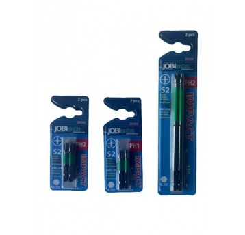 ZESTAW BITÓW IMPACT JOBIEXTRA, PH2, 50MM, 2 EL.