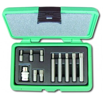 ZESTAW BITÓW SPLINE "HONITON" 10MM, 11 ELEM.