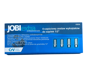 ZESTAW KLUCZY DO SZPILEK 4EL., JOBIEXTRA