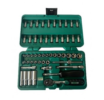 ZESTAW NARZĘDZI "HONITON" C.V. 1/4" 52EL.