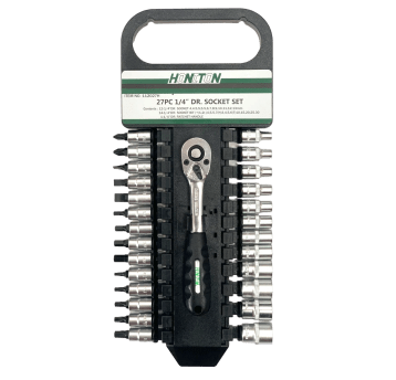 ZESTAW NASADEK "HONITON" (27) 1/4" , 4-13 MM +GR