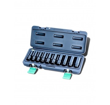 ZESTAW NASADEK UDAROWYCH 10 ELEM. 10-24 MM DŁUGIE