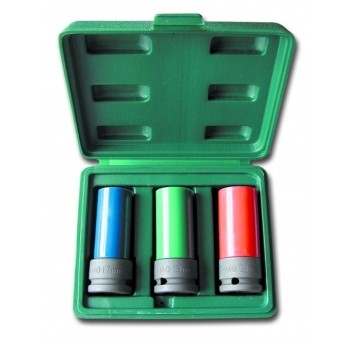 ZESTAW NASADEK UDAROWYCH 17-19-21 MM 1/2"