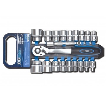 ZESTAW NASADEK Z JOBIEXTRA 20 ELEM. CrV 1/2"