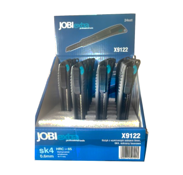 ZESTAW NOŻYKÓW JOBIEXTRA 9 MM, 24ELEM., SK4 LASER