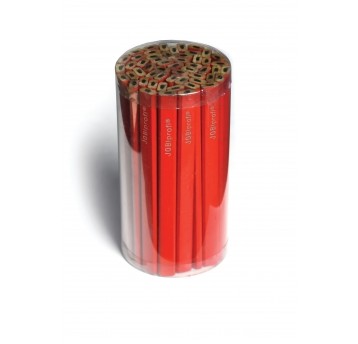 ZESTAW OŁÓWKÓW STOLARSKICH W TUBIE 55EL. 18CM